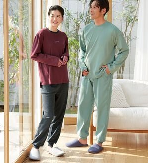 「肌に優しい綿１００％なめらかスムースパジャマ（メンズルームウェア）」｜詳細画像