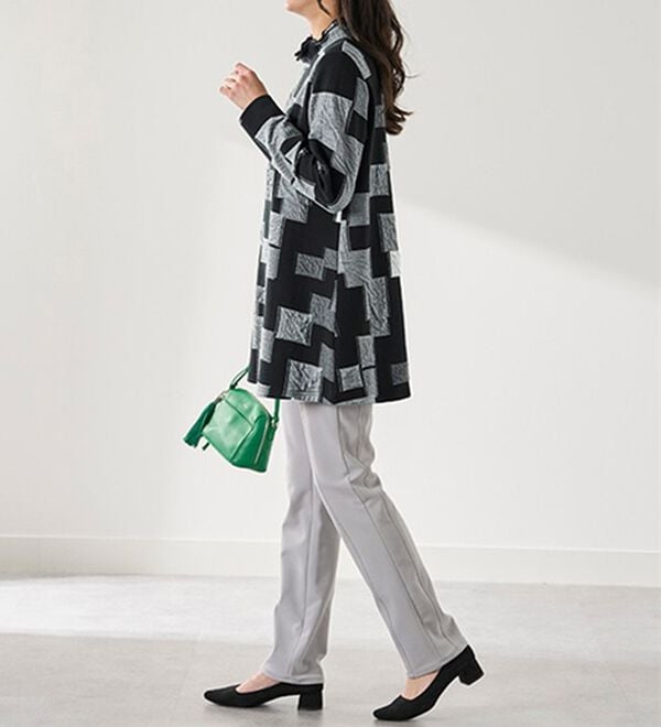 BELLUNA（ベルーナ）の「華やかふくれジャカードチュニック（チュニック）」｜詳細画像