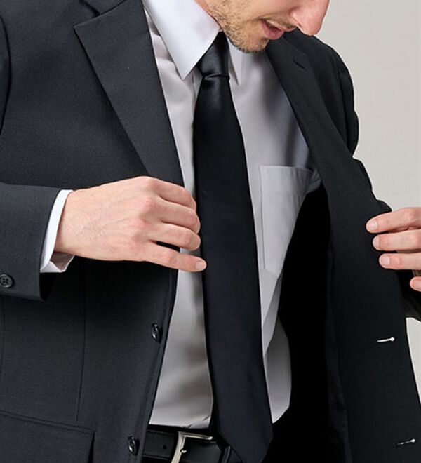 「【２点セット】＜コムルヴァン・オム＞風そよぐサマーフォーマルスーツ（ビジネススーツ）」｜詳細画像