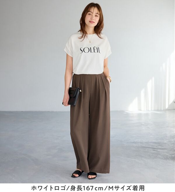 Viola e Viola（ヴィオラ エ ヴィオラ）の「脱普通！すっきり見え大人の上品Ｔシャツ（Tシャツ）」｜詳細画像