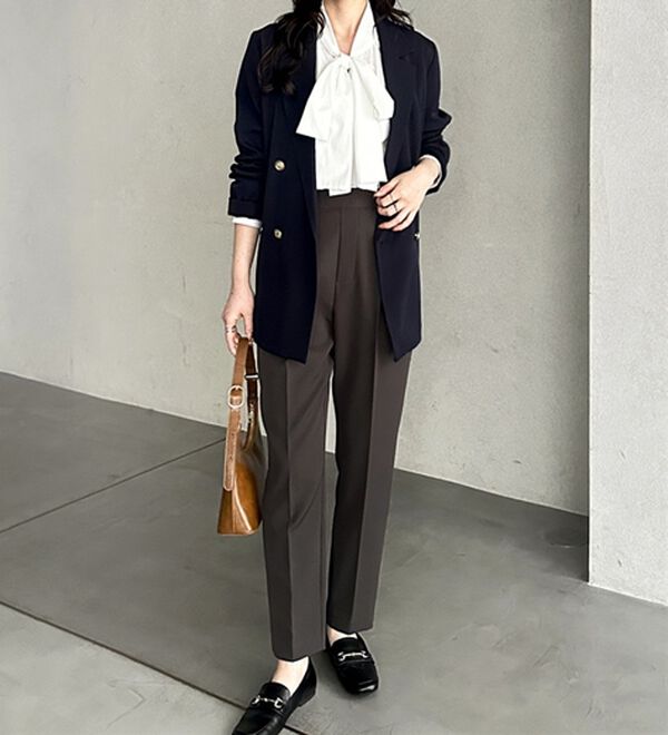 GeeRA（ジーラ）の「美脚きれい魅せ！テーパードパンツ（フルレングスパンツ）」｜詳細画像