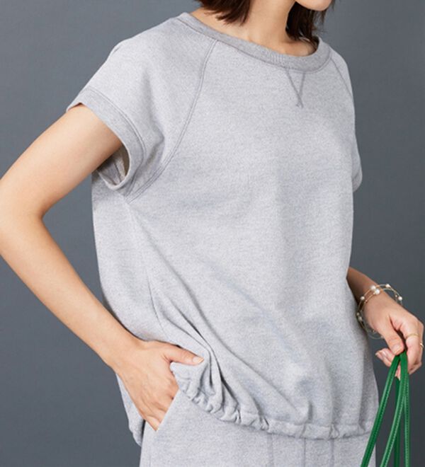 BELLUNA（ベルーナ）の「ラメ入り裏毛素材プルオーバー（カットソー）」｜詳細画像