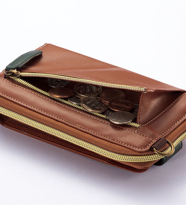 「＜ハッシュパピー＞大人のスマホ＆ウォレットポーチ（メンズショルダーバッグ）」｜詳細画像