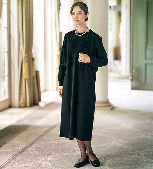 BELLUNA（ベルーナ）の「＜オンワード樫山＞フォーマルワンピース（フォーマルワンピース）」｜ブラック