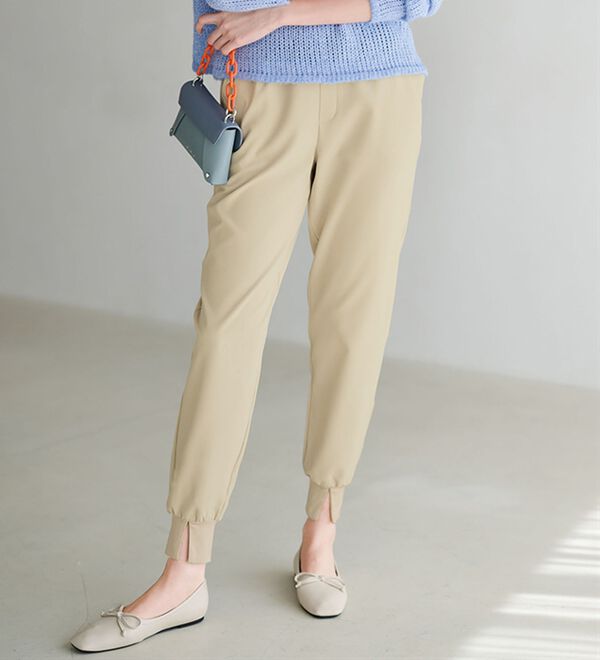 RANAN（ラナン）の「機能付き！裾スリットパンツ（フルレングスパンツ）」｜詳細画像