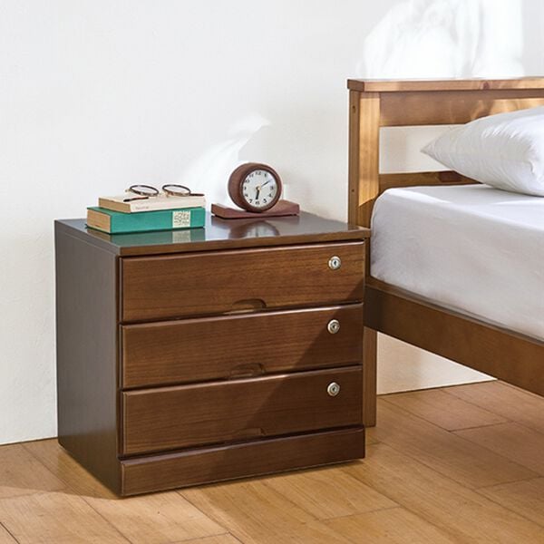 「全段鍵付！天然木リビングチェスト（チェスト・タンス）」｜詳細画像