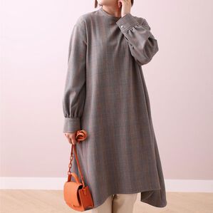 BELLUNA（ベルーナ）の「チェック柄ワンピース（その他ワンピース）」｜詳細画像