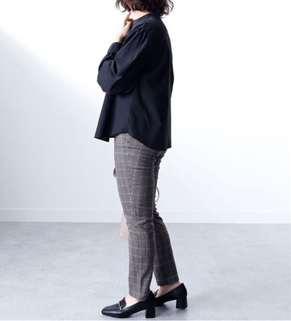 BELLUNA（ベルーナ）の「美脚ストレッチ裏起毛パンツ（フルレングスパンツ）」｜詳細画像