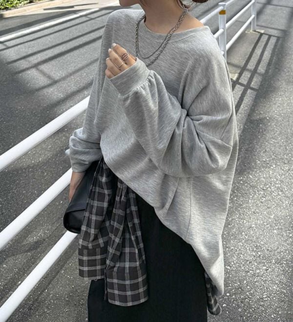 RANAN（ラナン）の「オーバーサイズスウェットＴ（カットソー）」｜詳細画像
