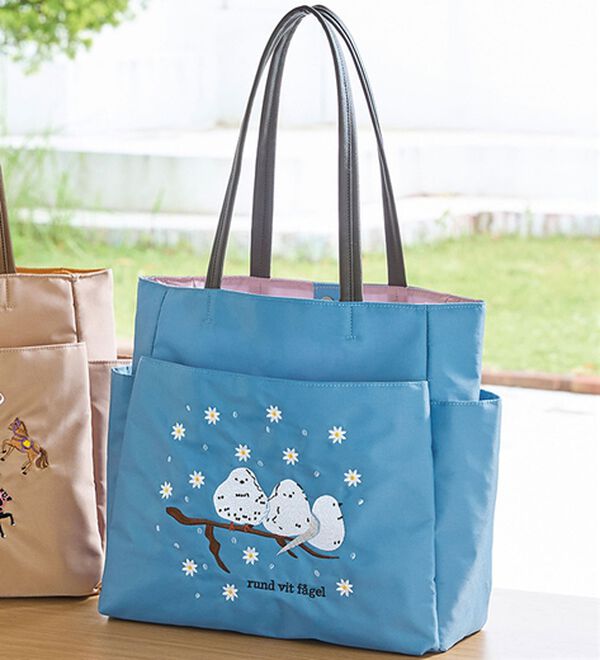 A4対応！ポケットいっぱい刺繍トート - ベルーナ【公式】