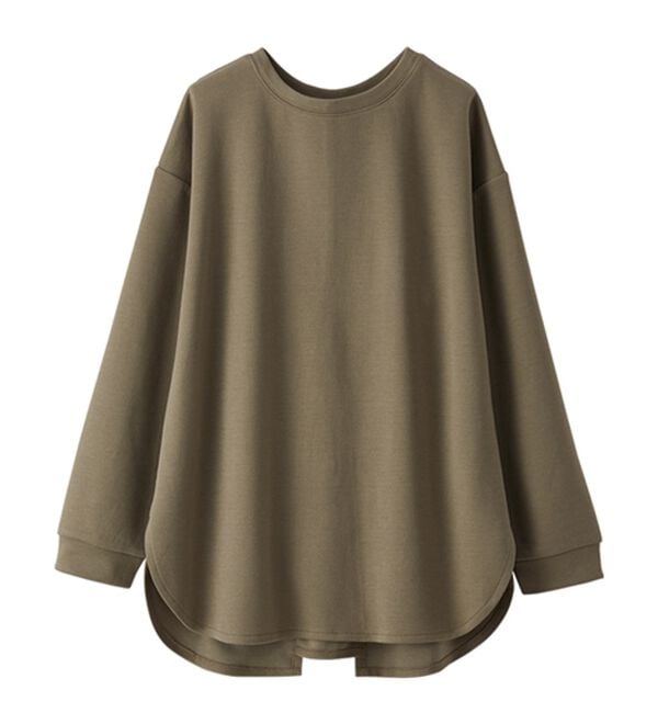 BELLUNA（ベルーナ）の「バックリボンデザイン裾ラウンドチュニック（チュニック）」｜詳細画像