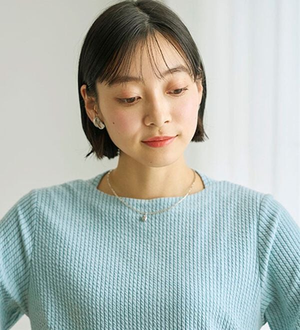BELLUNA（ベルーナ）の「テンセル（ＴＭ）繊維混ストレッチプルオーバー（カットソー）」｜詳細画像