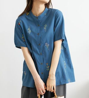 BELLUNA（ベルーナ）の「【Ｌａｇｒｉｌｕａ】花柄刺しゅうデザインチュニック（チュニック）」｜詳細画像