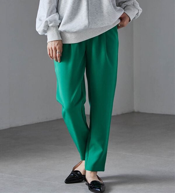 RANAN（ラナン）の「【選べる股下】美脚シルエットタックパンツ（フルレングスパンツ）」｜詳細画像