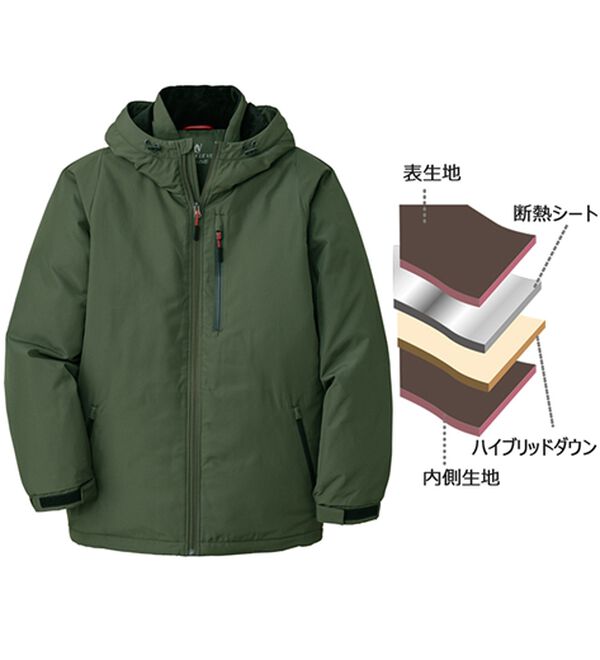 「コムルヴァン・オム　暖ＤＡＮスマートダウン（メンズジャケット）」｜詳細画像
