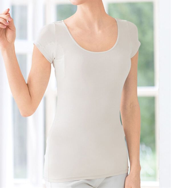 LAVIENNE（ラヴィエンヌ）の「【Ｓｉｌｋｙ　Ｆｉｔ】汗取り付フレンチ（肌着・インナーウェア）」｜詳細画像