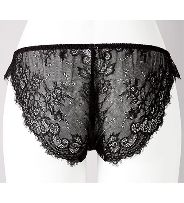YU'NOW（ユナウ）の「アイラッシュレースのブラレット＆ショーツセット（ブラジャー＆ショーツセット）」｜詳細画像