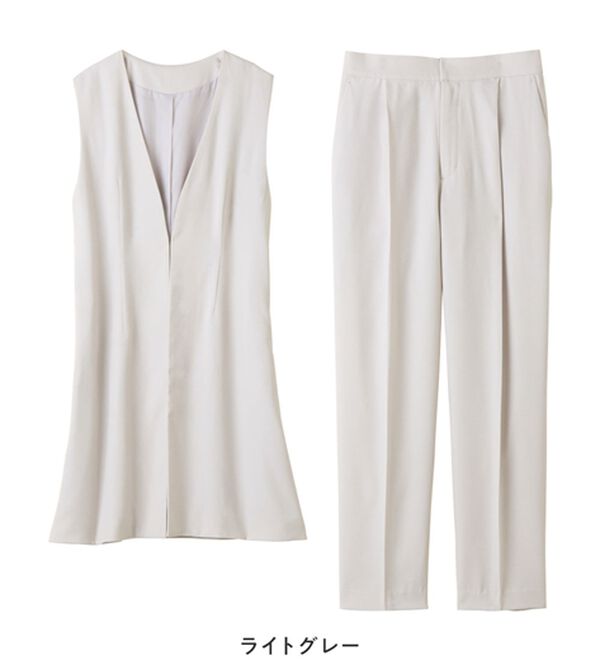 Viola e Viola（ヴィオラ エ ヴィオラ）の「美ラインを叶える！ロングベストセットアップ（その他スーツ）」｜詳細画像