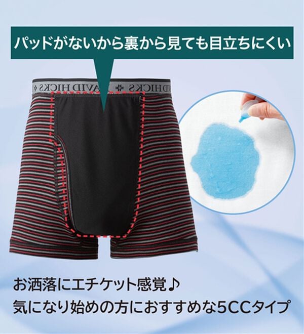 「【４枚組】＜デービッド　ヒックス＞染みないボクサー（メンズボクサーパンツ）」｜詳細画像