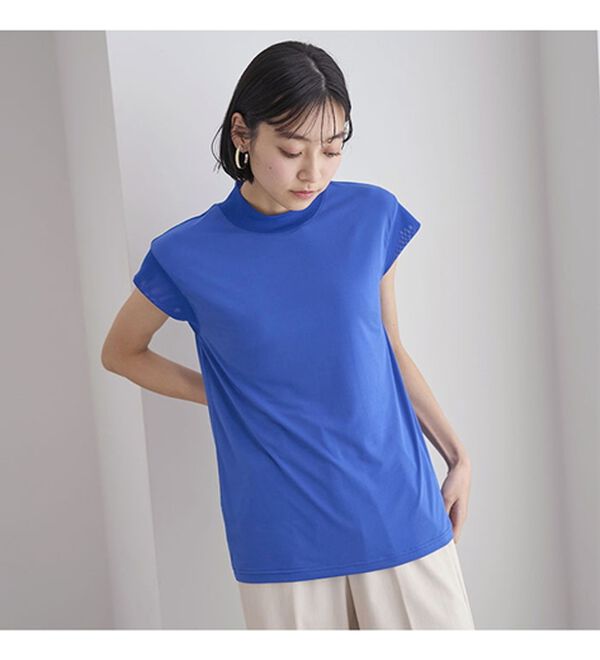 BELLUNA（ベルーナ）の「脱Ｔシャツ！チュールデザイントップス（カットソー）」｜詳細画像