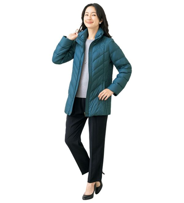 ルフラン（ルフラン）の「すっきり軽量ダウンジャケット（ダウンコート・ジャケット・ベスト）」｜詳細画像