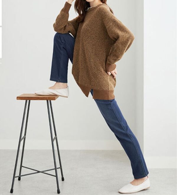 BELLUNA（ベルーナ）の「あったか！裏フリースストレッチパンツ（フルレングスパンツ）」｜詳細画像