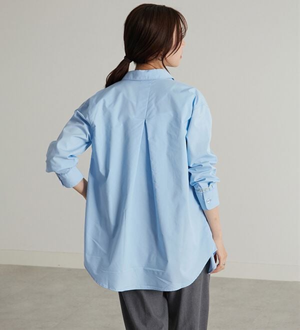 BELLUNA（ベルーナ）の「＜ＳＯＬＯＴＥＸ（Ｒ）＞ストレッチビッグシャツ（シャツ）」｜詳細画像