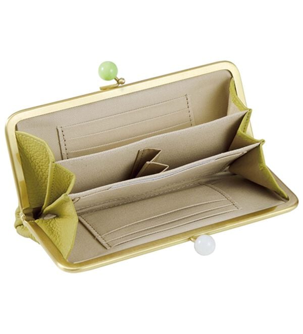 ルフラン（ルフラン）の「配色がま口　牛革長財布（財布・パスケース）」｜詳細画像