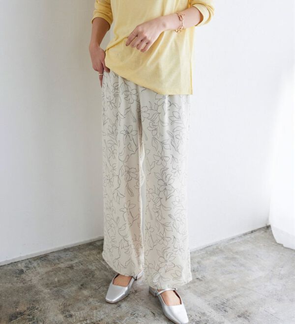 Pierrot（ピエロ）の「【接触冷感・吸水速乾】夏に快適！ウォッシャブルイージーパンツ（その他パンツ）」｜詳細画像