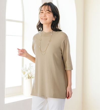 ルフラン（ルフラン）の「Ｔシャツ気分な上品サマーニット（ニット・セーター）」