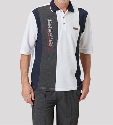 「＜カルビア＞夏素材で快適！毎日活躍切替デザインホームスーツ（メンズルームウェア）」