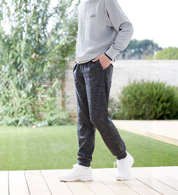 「裏起毛ジョガーパンツ（メンズフルレングスパンツ）」｜詳細画像