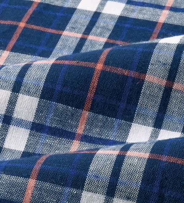 「＜ポロ・ビーシーエス＞麻入りさらさら７分袖シャツ（メンズシャツ）」｜詳細画像