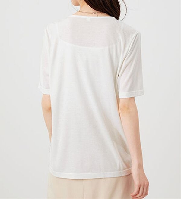 BELLUNA（ベルーナ）の「花柄プリントレースカーディガンアンサンブル（アンサンブル）」｜詳細画像