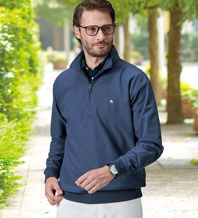 「＜アーノルド　パーマー＞シャツレイヤードカルゼトレーナー（メンズトレーナー）」