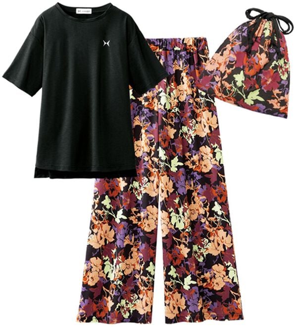 「＜ＨＡＮＡＥ　ＭＯＲＩ＞華やかリラックスウェア（パジャマ・ルームウェア）」｜詳細画像