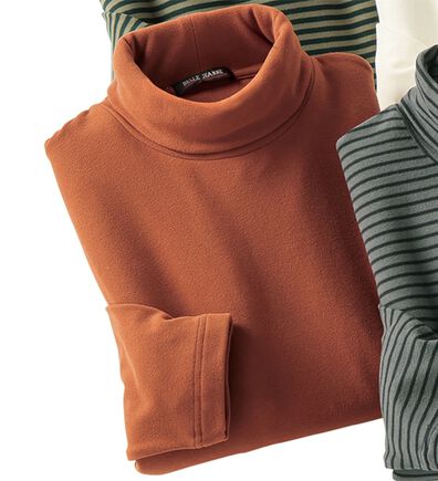 「もっちりスムースタートルネックシャツ（メンズＴシャツ）」
