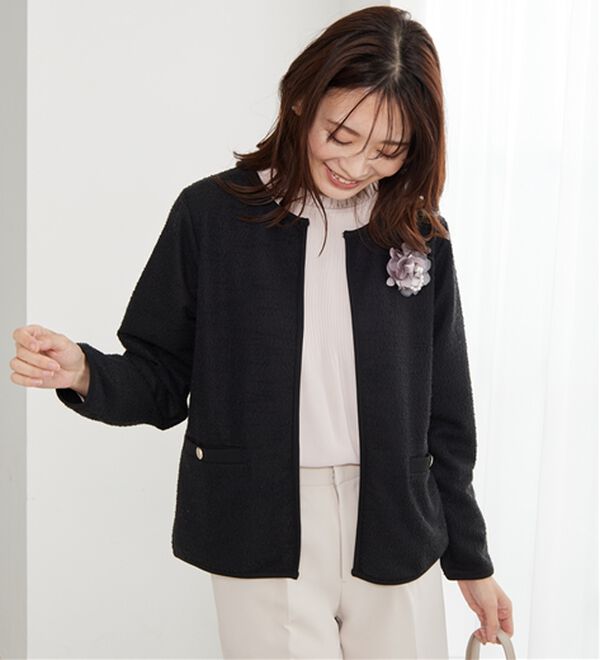 BELLUNA（ベルーナ）の「＜Ｃ／Ｓ＞ツイード調ジャケット（その他ジャケット）」｜詳細画像