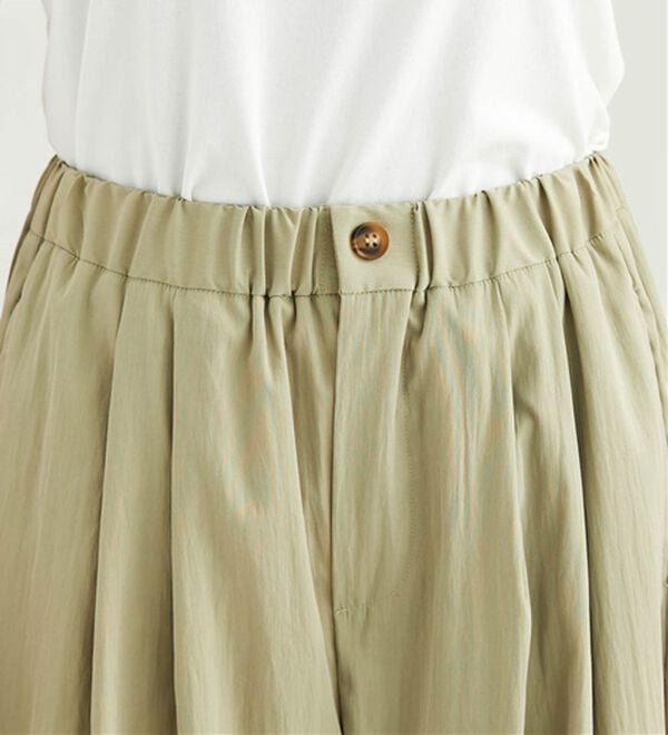 BELLUNA（ベルーナ）の「ビンテージ調タックワイドパンツ（ワイドパンツ・ガウチョ）」｜詳細画像