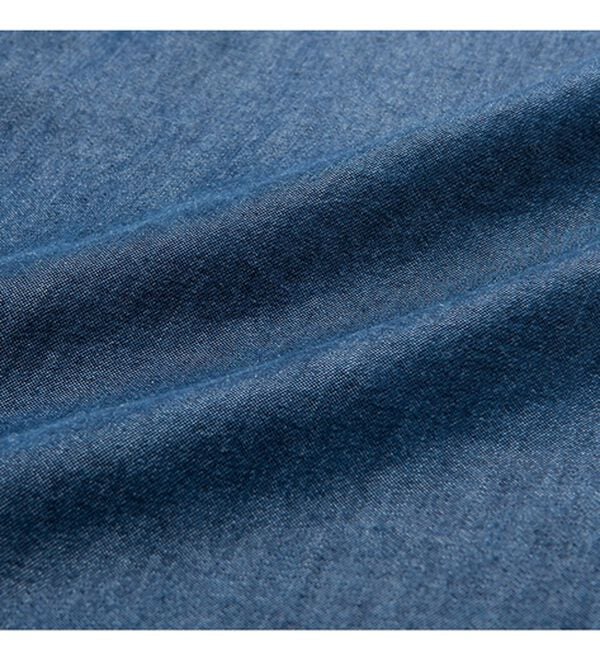 VINNO（ヴィノ）の「テンセルフリルタックデニムシャツ（ブラウス）」｜詳細画像