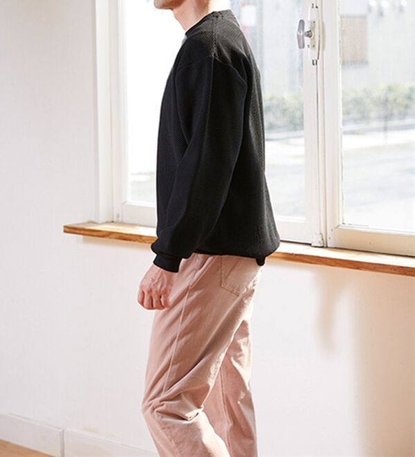 「＜アーノルド　パーマー＞立体編みレイヤードセーター（メンズニット・セーター）」｜詳細画像