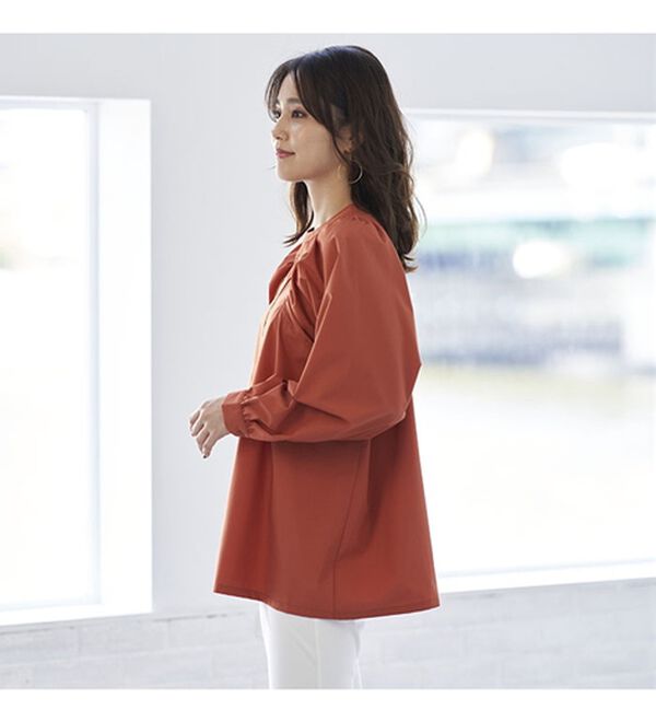 BELLUNA（ベルーナ）の「錯覚華奢見せ！ふわりブラウス（ブラウス）」｜詳細画像