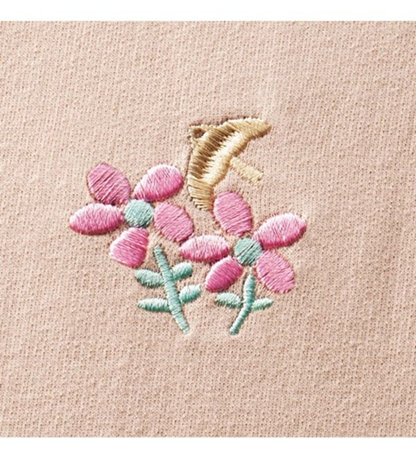 「【２枚組】小柄さんに嬉しいほっこり花柄ワンピース（パジャマ・ルームウェア）」｜詳細画像