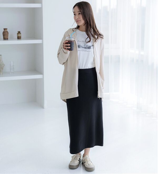 BELLUNA（ベルーナ）の「【接触冷感】絶対に焼けたくない！後プリーツＵＶパーカー（パーカー）」｜詳細画像