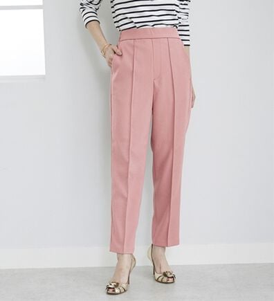 BELLUNA（ベルーナ）の「桜オイル加工テーパードパンツ（テーパードパンツ）」