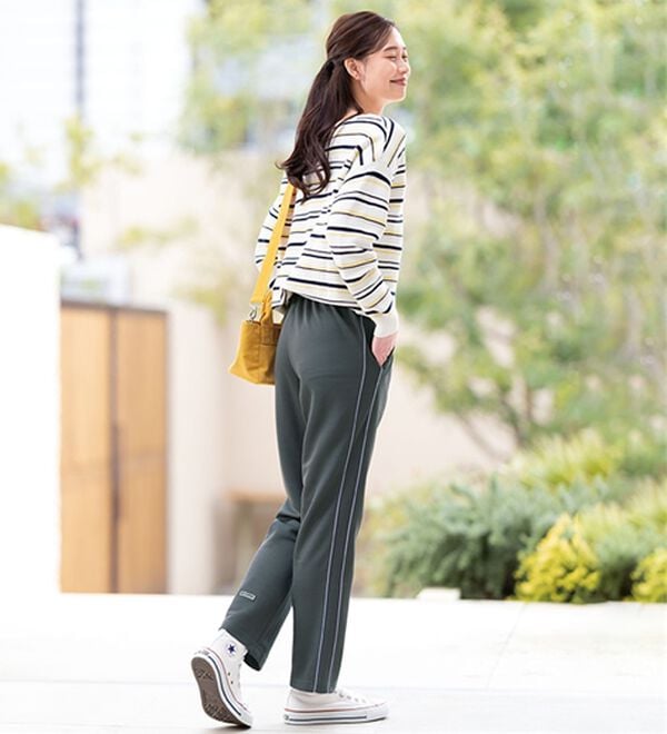 ルフラン（ルフラン）の「【３本組】［Ｋ・ＳＷＩＳＳ］美脚仕様のお出かけジャージパンツ（その他パンツ）」｜詳細画像