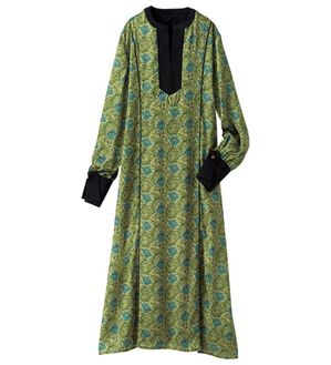 BELLUNA（ベルーナ）の「＜ウィリアムモリス柄＞プリントワンピース（プリントワンピース）」｜アネモネ柄