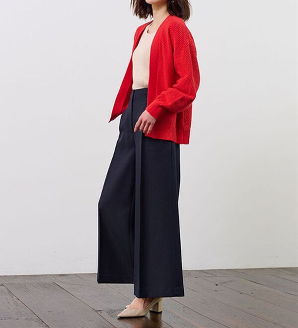 RANAN（ラナン）の「【リサイクルポリエステル使用】ざっくりニットカーディガン（ニットカーディガン）」｜詳細画像