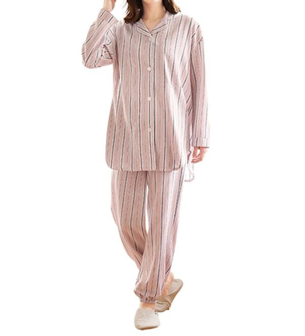 LAVIENNE（ラヴィエンヌ）の「綿１００％ふんわり暖か微起毛パジャマ（パジャマ・ルームウェア）」｜詳細画像