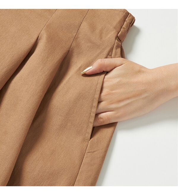 RANAN（ラナン）の「はっ水！タックスカート（ロングスカート）」｜詳細画像